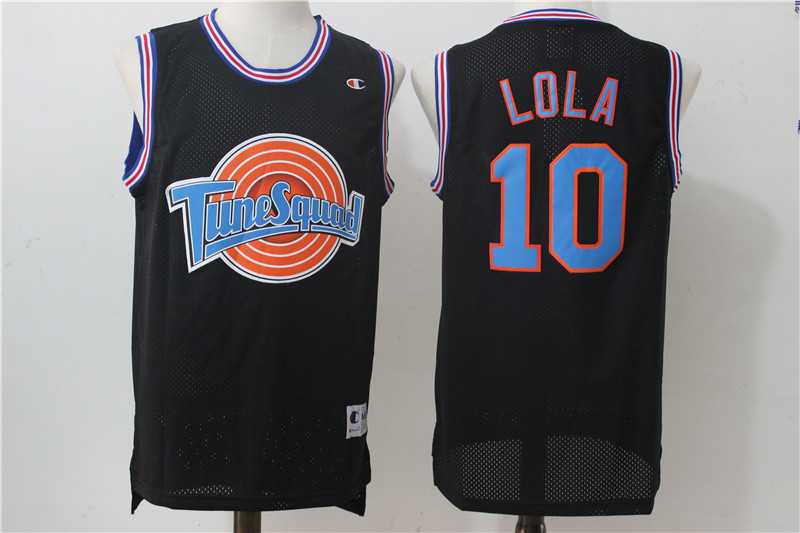 Tune Squad 10 Lola Bunny Black Stitched Movie Jersey,We sell and wholesale Tune Squad 10 Lola Bunny Black Stitched Movie Jersey on line form chian!